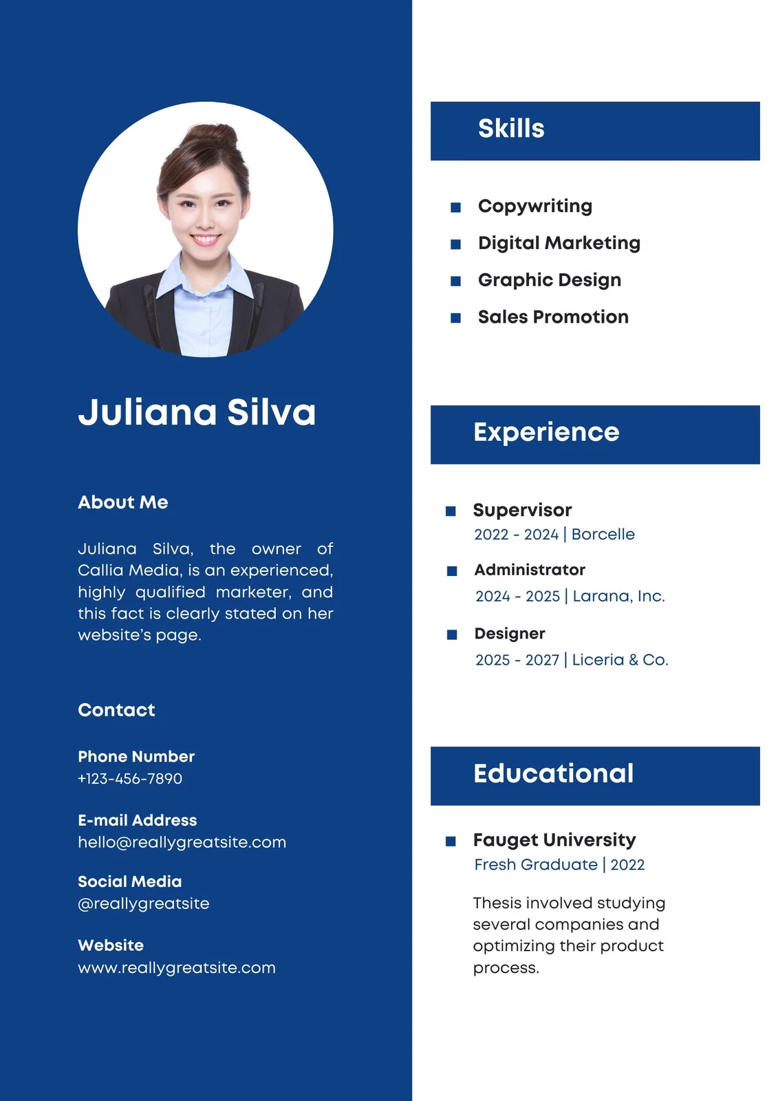 Resume Template 6